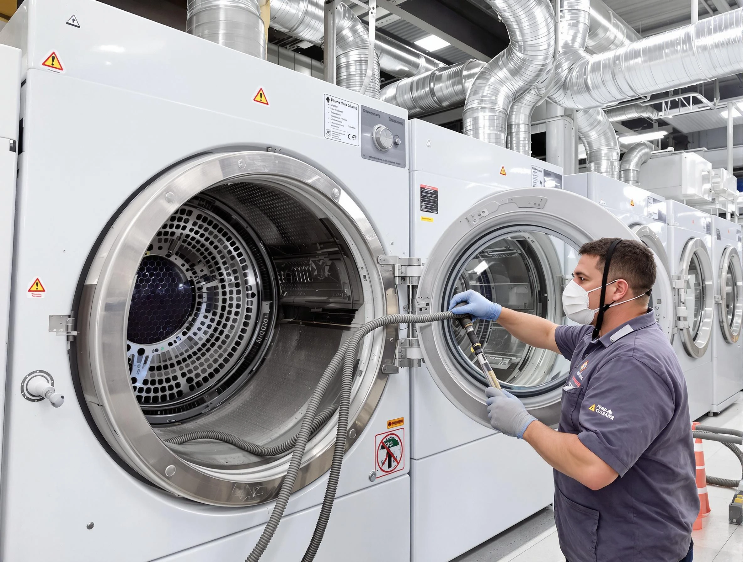 Industrial-grade dryer vent cleaning by Manchester Dryer Vent Cleaning in Manchester